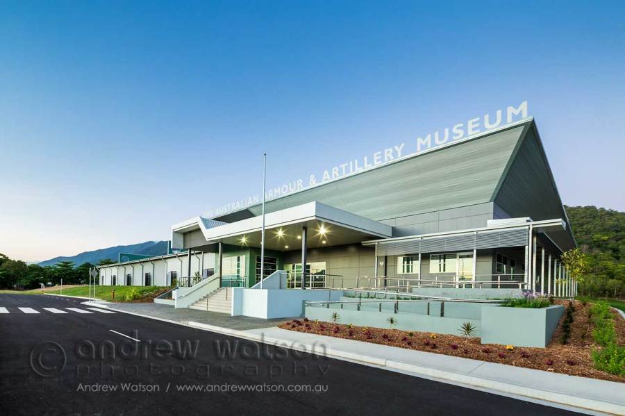 Australian Armour & Artillery Musuem Cairns Architecture Photographer Andrew Watson Photography