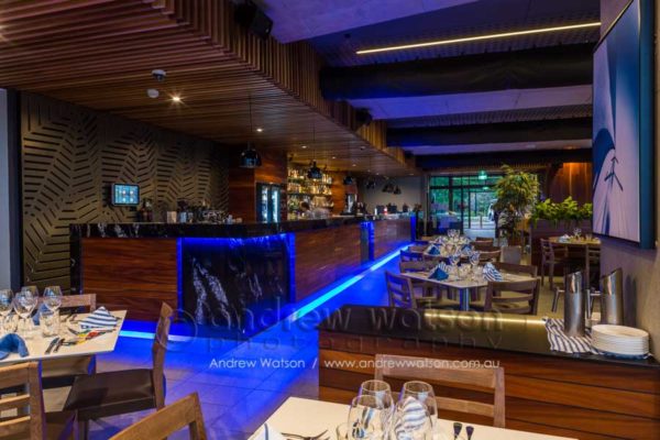 Interior of Bluewater Bar & Grill, Trinity Park, Cairns