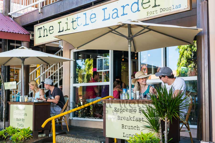 Diners at The Little Larder in Port Douglas