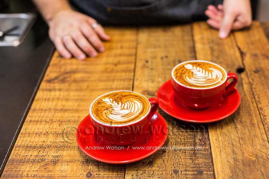 Coffees at Blackbird Espresso, Cairns