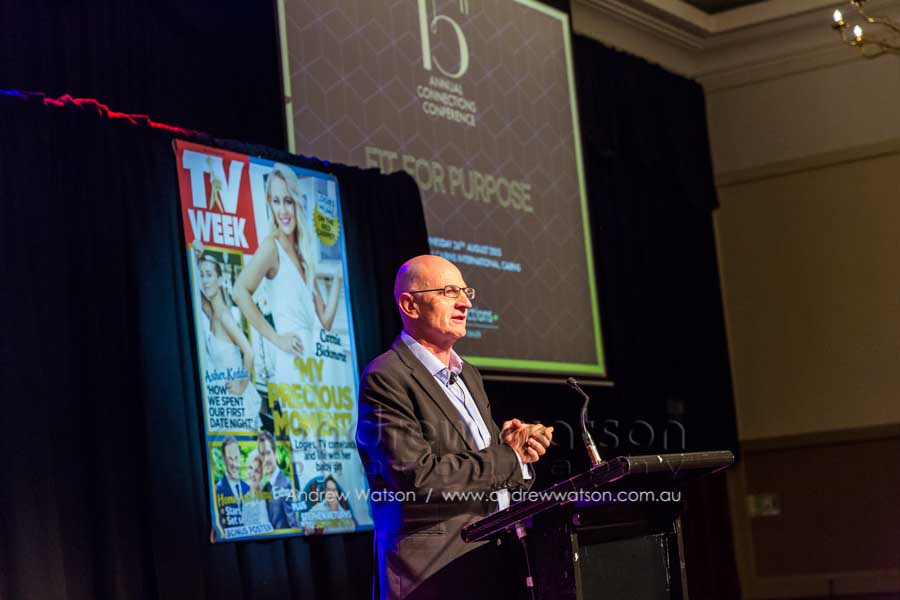 MC James O’Loghlin at Bauer Media 15th Annual Connections Conference