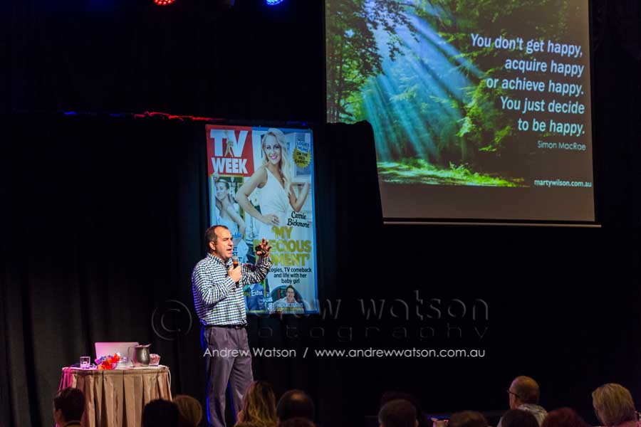 Marty Wilson at Bauer Media 15th Annual Connections Conference in Cairns
