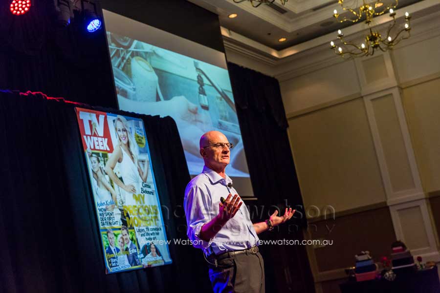 MC James O’Loghlin at Bauer Media 15th Annual Connections Conference in Cairns