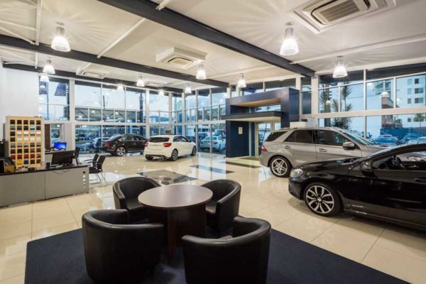 Architectural image of Trinity Hyundai's showroom, Cairns
