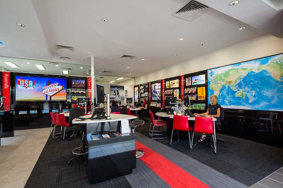 Interior image of a business fitout, Cairns