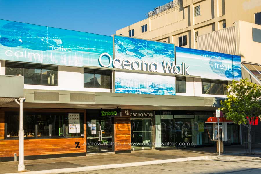 Entrance to Oceana Walk Arcade on Lake St