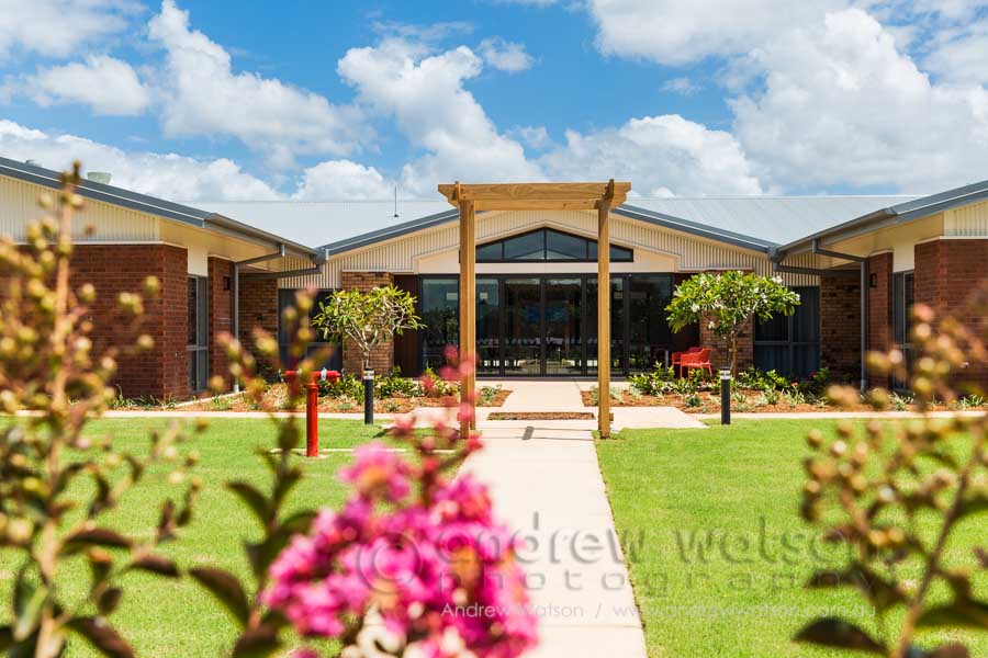 Garden of the new extension at Regis Caboolture