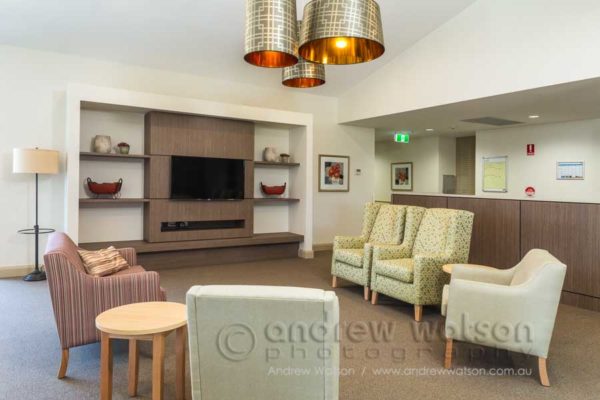 Lounge area in the new extension at Regis Caboolture