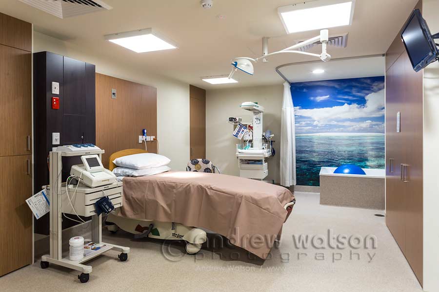 Image of private birth suite in Cairns Private Hospital