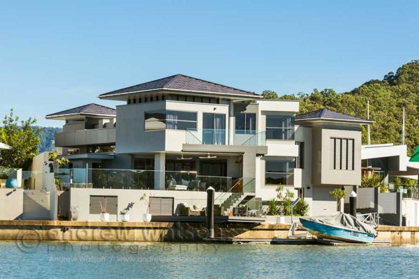 Image of waterfront home from canal in Bluewater Estate, Cairns
