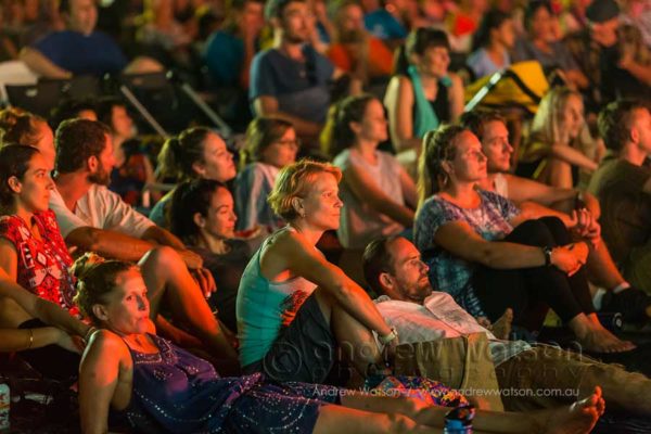 Image of the crowds enjoying the Yarrabah Band Festival