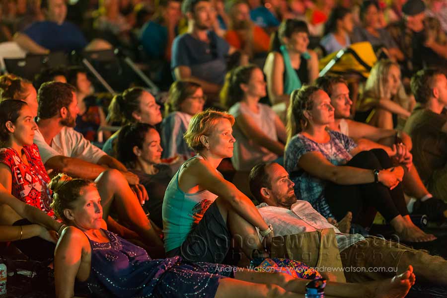 Image of the crowds enjoying the Yarrabah Band Festival