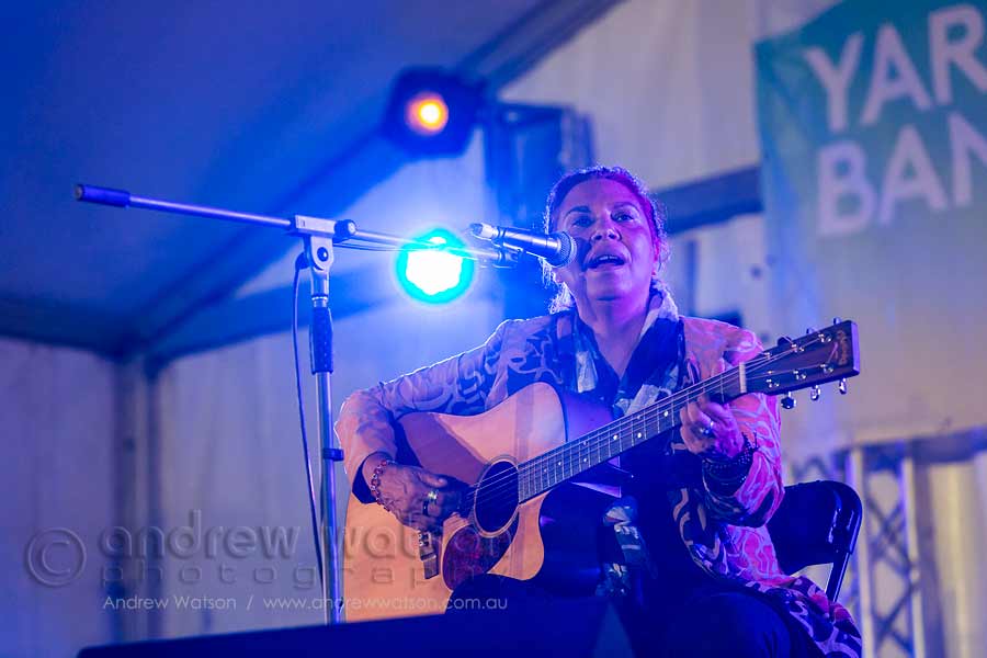Image of Shellie Morris performing at Yarrabah Band Festival