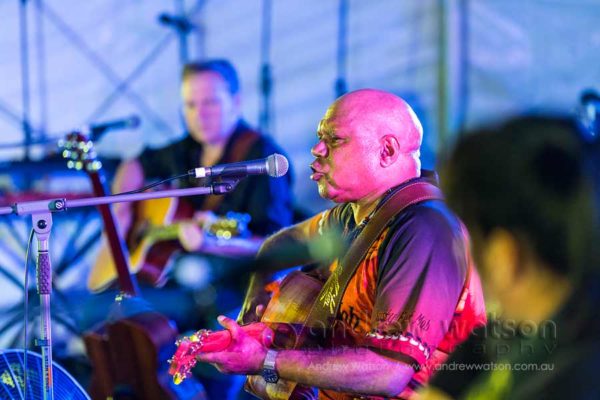 Image of Archie Roach performing at Yarrabah Band Festival