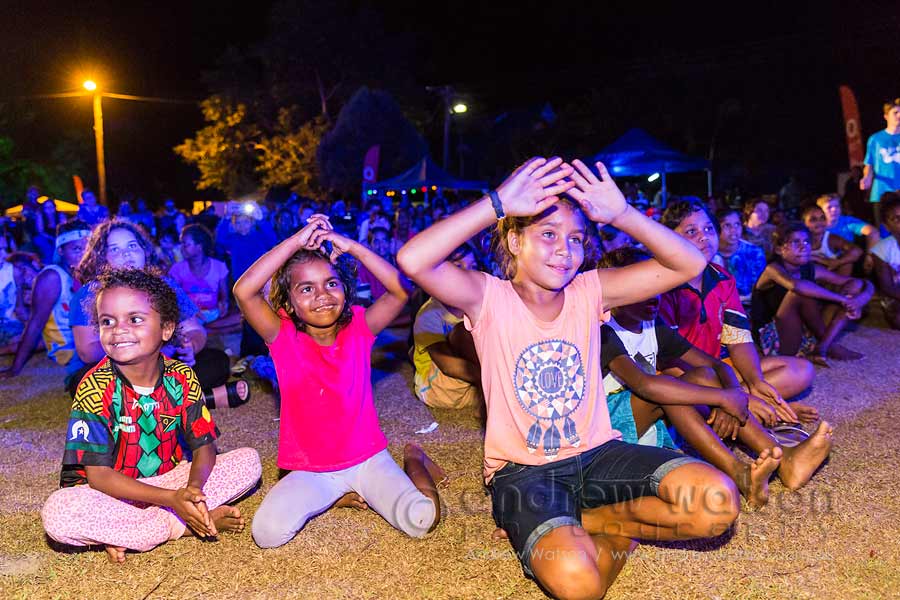 Image of kids at the Yarrabah Band Festival