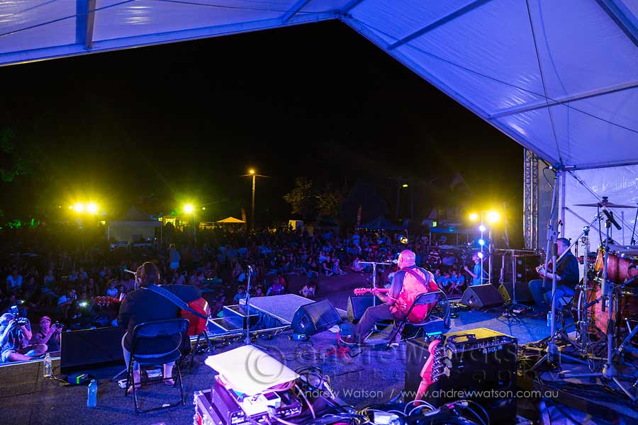 Image of performers at the Yarrabah Band Festival