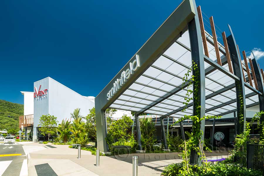 Image of new Smithfield Shopping Centre entrance