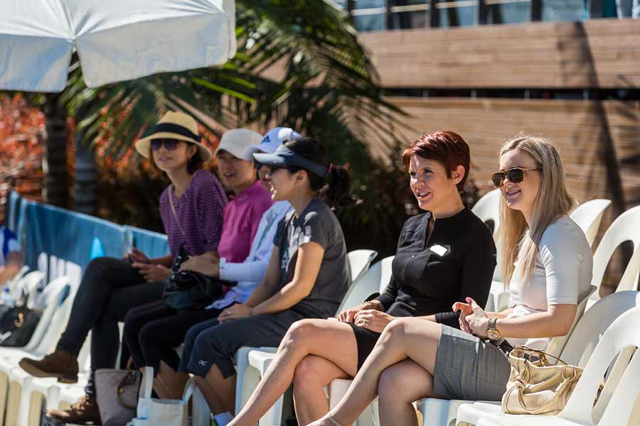 Image of spectators at Tennis challenge in Cairns