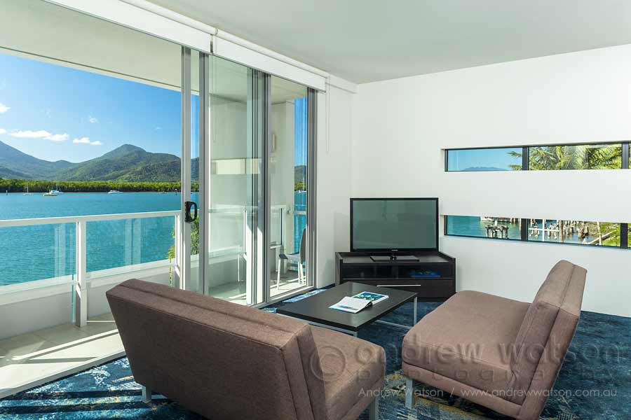 Image of hotel apartment with harbour views