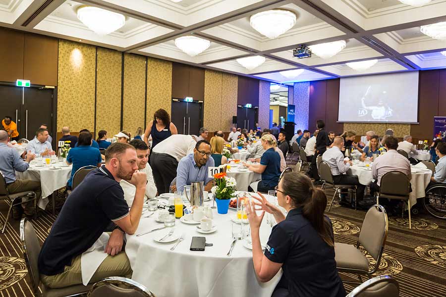 Image of business guests at Cairns breakfast function