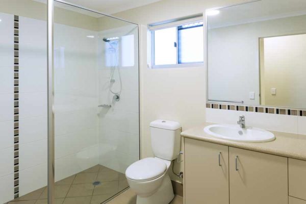 Image of bathroom in a unit housing development, Thursday Island