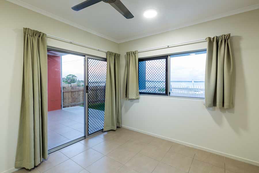Image of bedroom in a unit housing development, Thursday Island