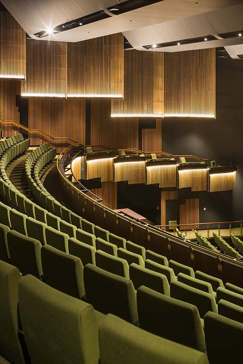 Balcony seating in the main theatre of Cairns Performing Arts Centre