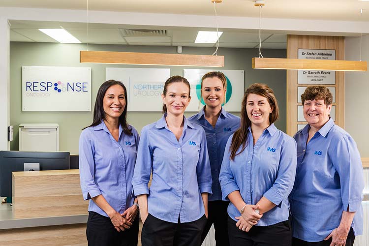 Group photo of medical administrators at a Cairns medical centre