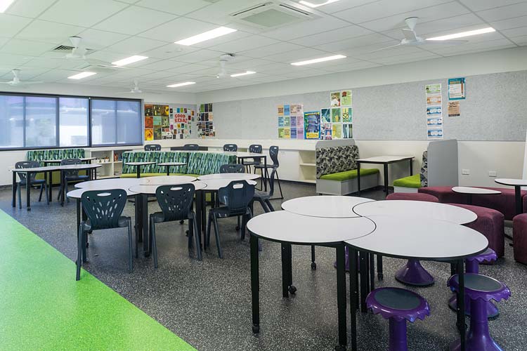 Interior of new general learning area classroom